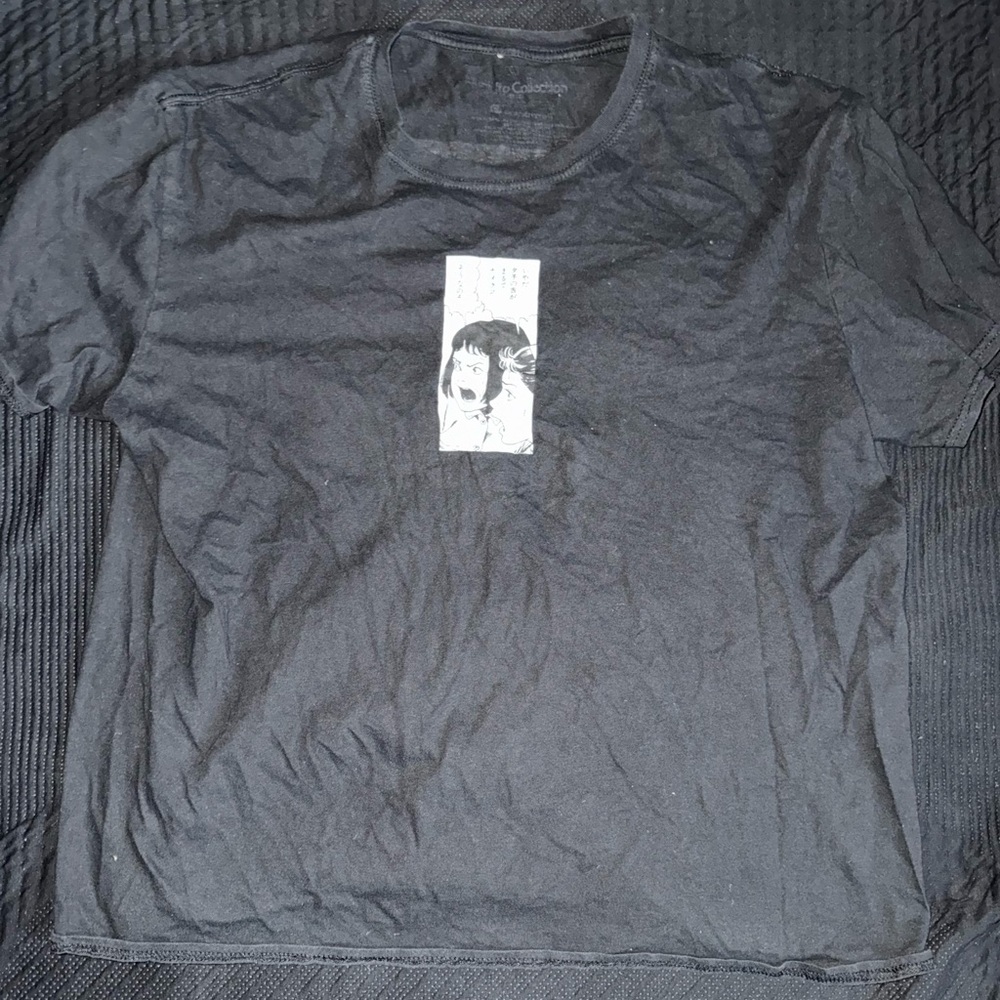 Calvin Klein Black Graphic Tee for Men